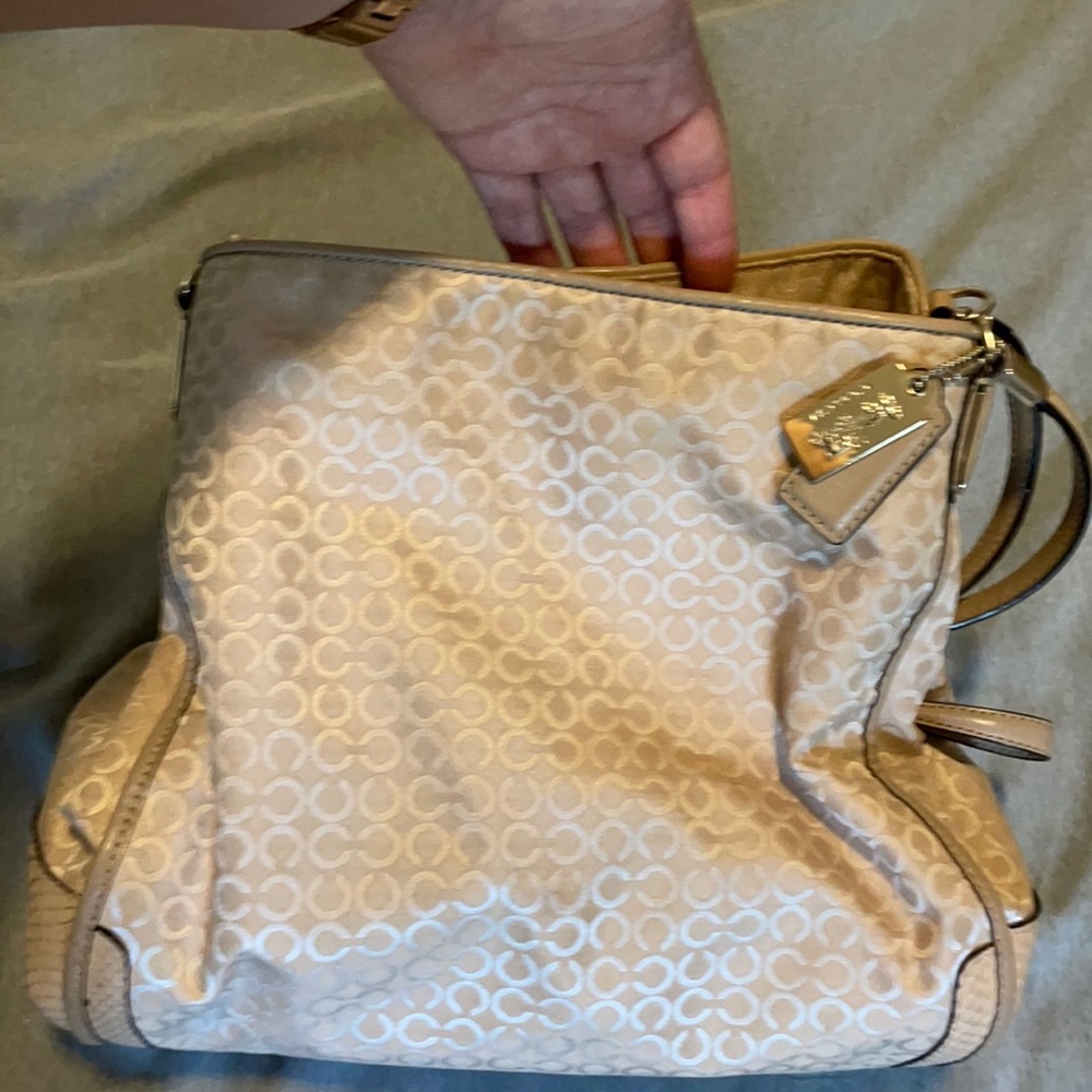 Champagne Pink Coach Purse